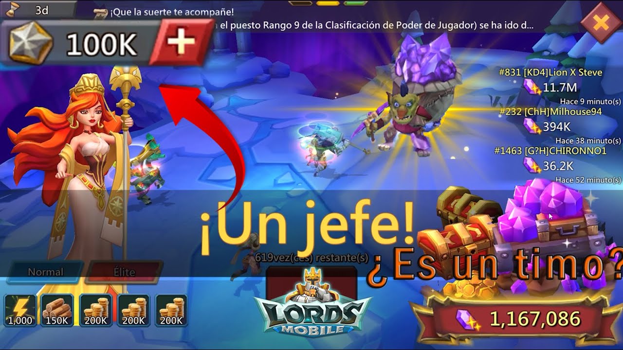 GASTO 100K DE ESTRELLAS SAGRADAS | LORDS MOBILE