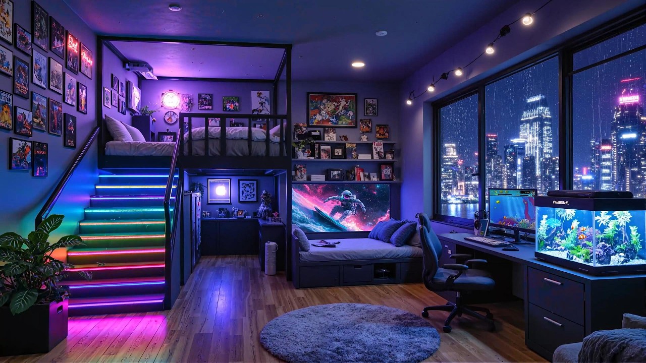 Lo-fi Chillhop at Night ☕ Soft Chill Lofi for your imaginary fake scenarios ☔️ Lofi Rain Playlist