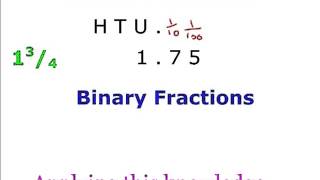 Binary Fractions