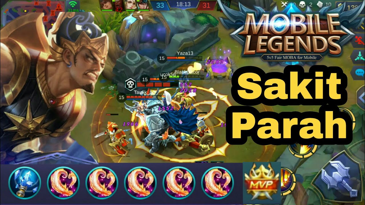 Magic High Damage Build Item Gatotkaca Mobile Legends YouTube