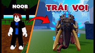 Tôi Trải Nghiệm HÓA VOI Với Trái MAMMOTH Với Khả Năng PVP SIÊU LỖI Trong UPDATE 20 Blox Fruits