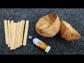 Coconut shell reuse craft idea in tamil/craft tamil