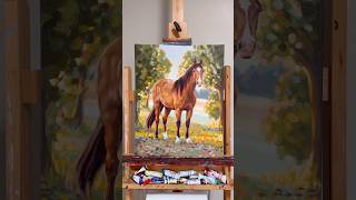 Painting a custom horse portrait 🥰 #horse #art #oilpainting #painting #artist News