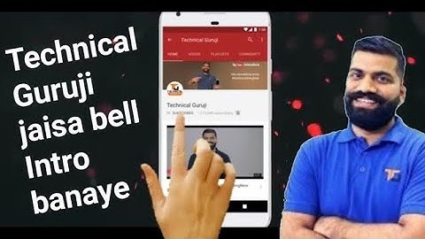 How to make intro | like | Technical Guruji | Subscribe Intro | Subscribe button | intro