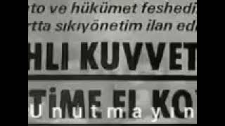 12 Eylül, Kenan Evren, Darbe, İdam, Elim Titremedi, Vicdan