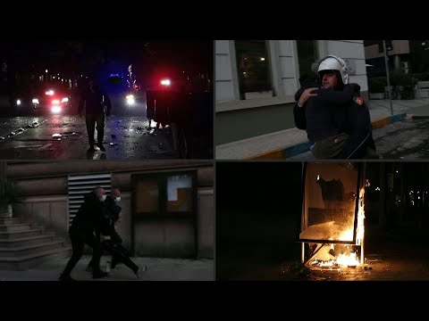 Dozens arrested after violent protest in Albania's Tirana | AFP