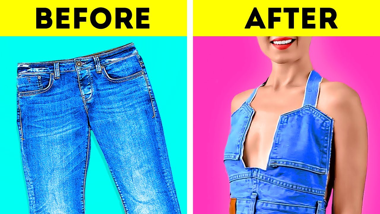 Upgrade your ordinary clothes in a few minutes! || DIY Clothes Нacks