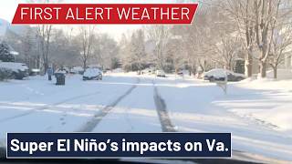 What does a Super El Niño mean for winter in Virginia
