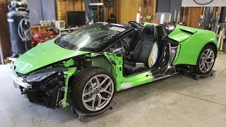 Я купил разобранный Lamborghini Huracan на аукционе по утилизации и собираюсь его восстановить!