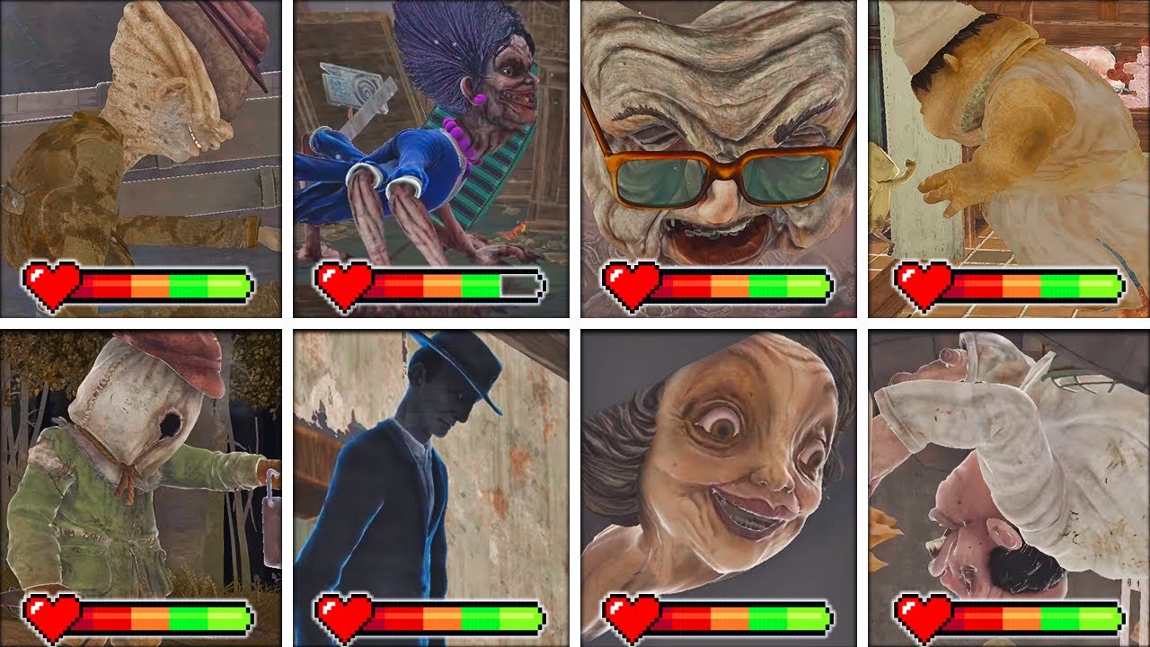 Little Nightmares 1-3 - All CHASE Scenes in BRIGHT Mode with Healthbars