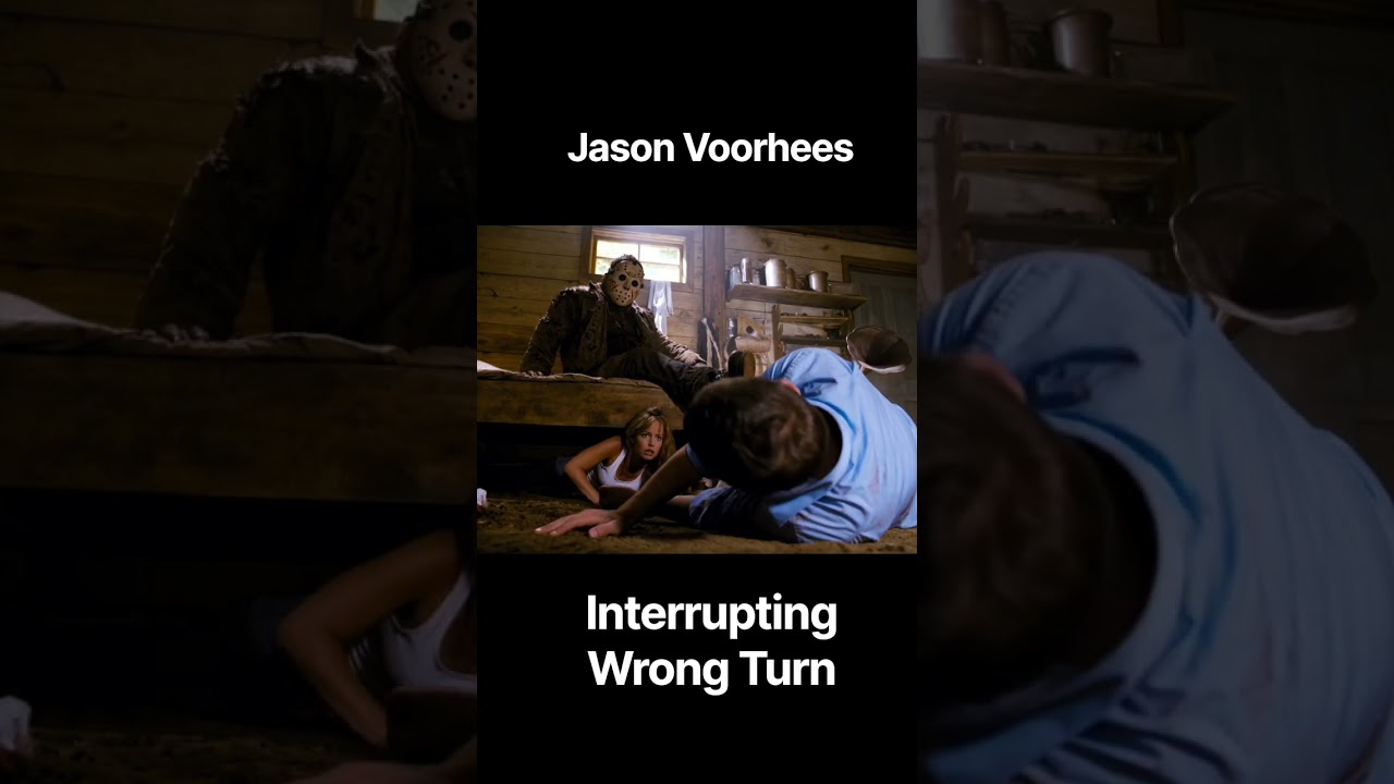 Obejrzyj Jason Voorhees interrupting Wrong Turn #jasonvoorhees #wrongturn w YouTube Obejrzyj Jason Voorhees interrupting Wrong Turn #jasonvoorhees #wrongturn w YouTube