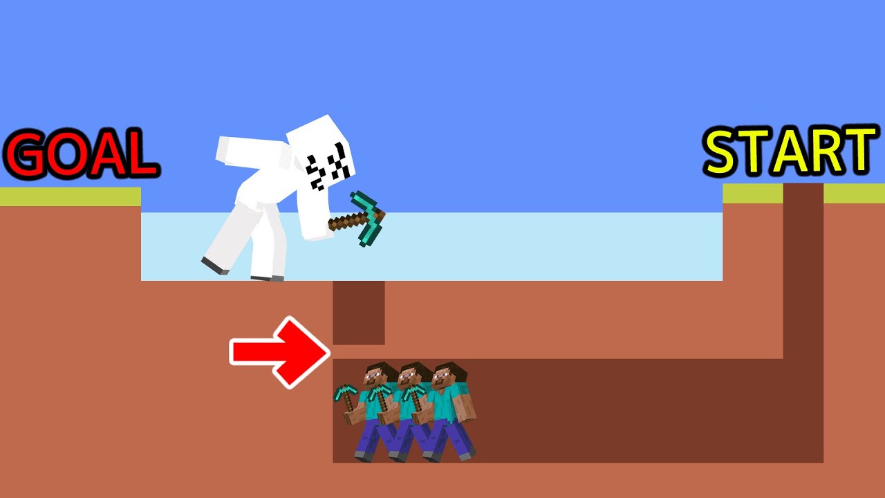 マインクラフト 初参加者を１秒で地下強制労働施設送りにするｗ 前編 マイクラ実況 1 Youtube