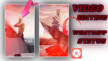 How To Create Trending WhatsApp Status Video in KineMaster || iMovie Status Tutorial on Android//