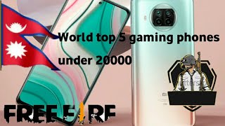 world top 5 phones under 25000 In Nepal / Best for gmming free fire pub g