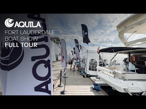 Exclusive Look | Aquila Booth | 2021 Fort Lauderdale International Boat Show