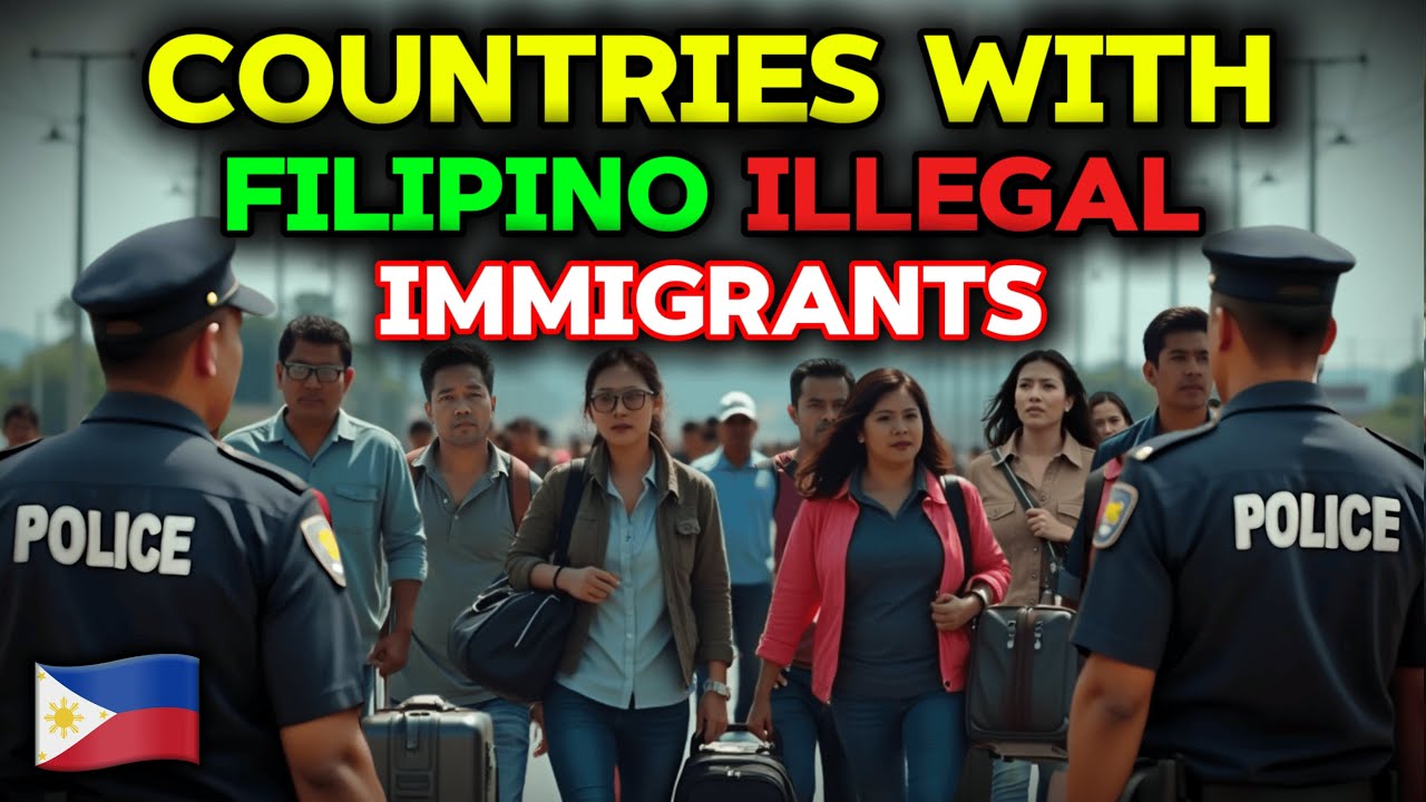 10 стран с наибольшим количеством филиппинских нелегальных иммигрантов