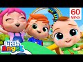 Amusement Park Awesomeness! | 🎢😄 Little Angel | Learning Videos for Kids - Explore With Me!