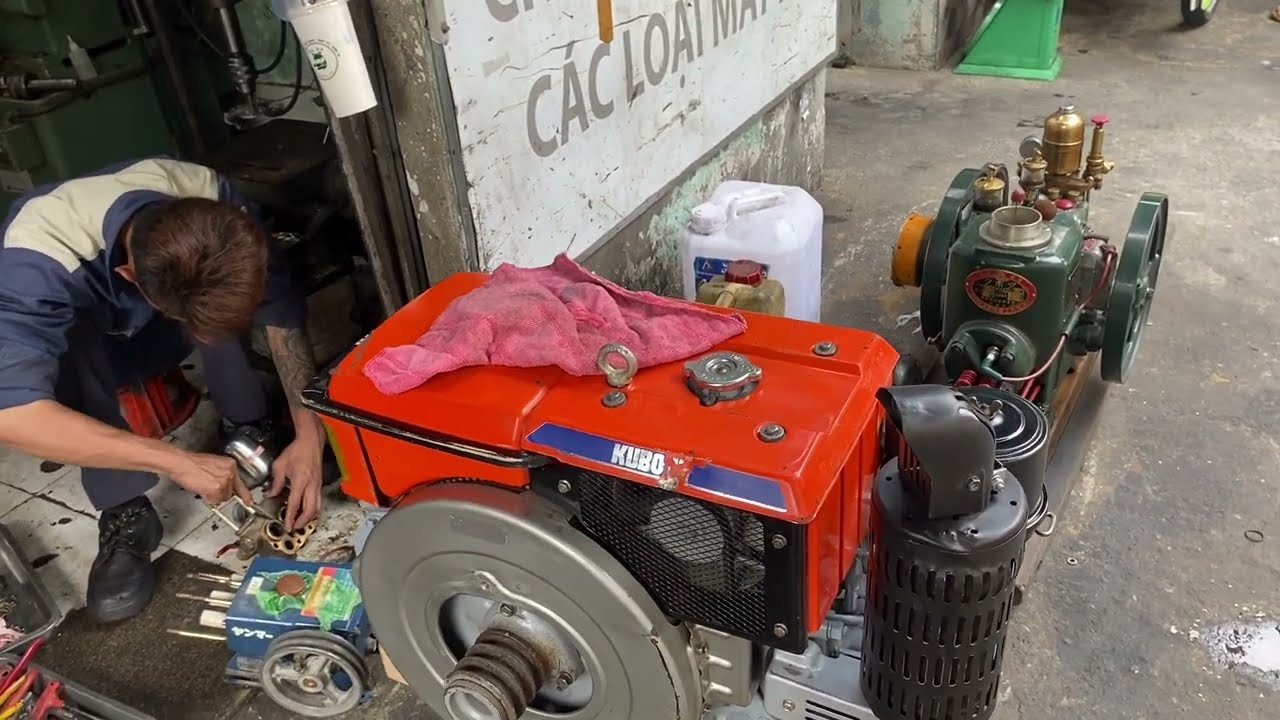 KUBOTA E8 cho Anh khách Cần Thơ quá Gan !!