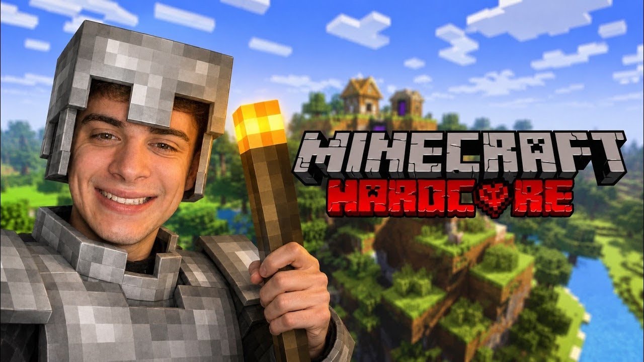 FIRST TIME PLAYING MINECRAFT HARDCORE (ep1) - YouTube