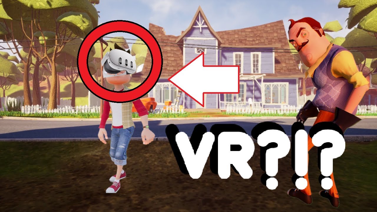 They Put HELLO NEIGHBOR in VR?!?!? (Bonelab)