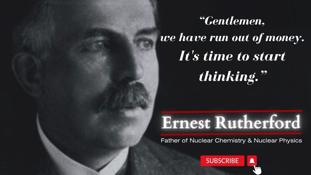 Daniel Rutherford Quotes Ernest Rutherford Science Quotes