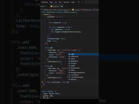 how to add text in phaser | devologist #game - Devologist YouTube video
