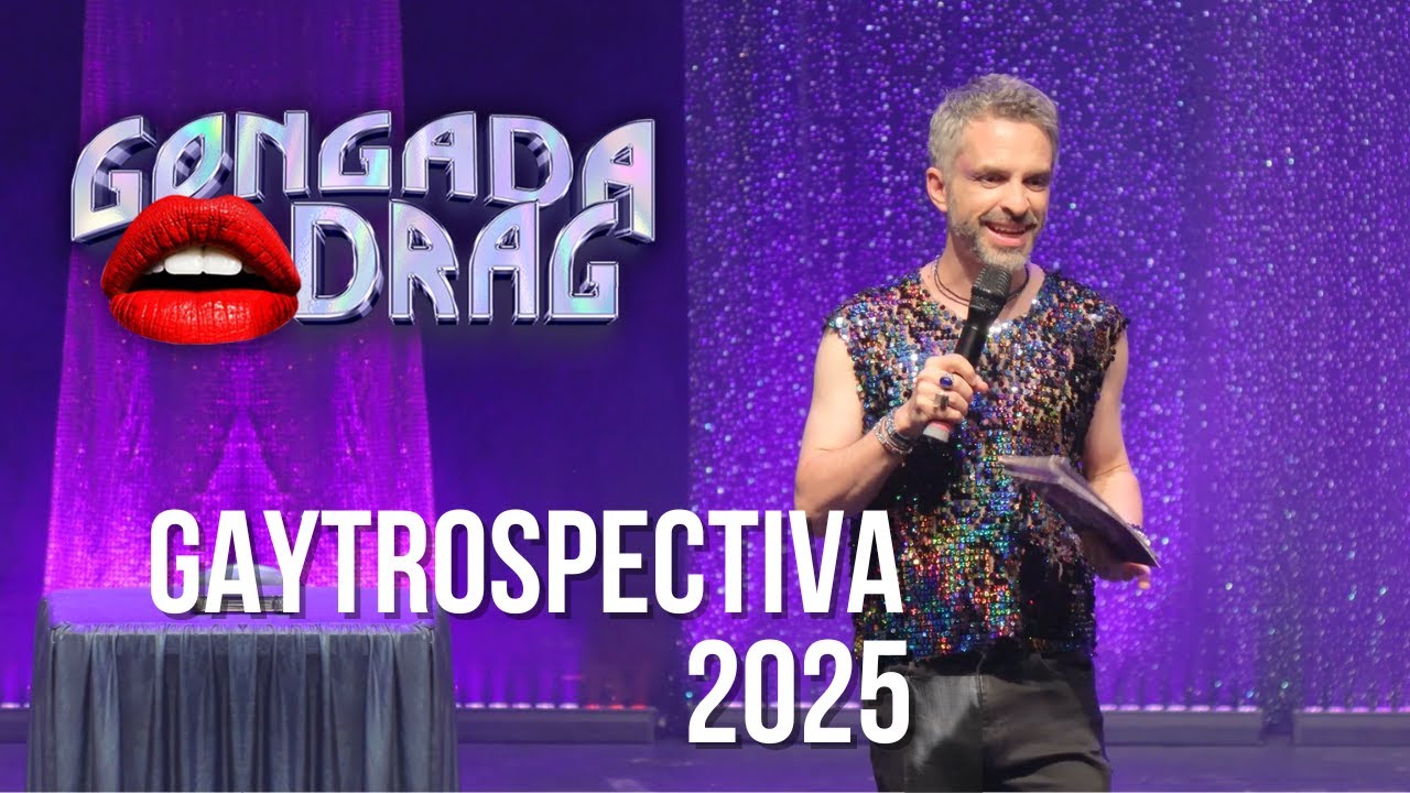 2026 GAY RETROSPECTIVA GONGADA DRAG | Bruno Motta no show c Valentini e Vini Freire (Diva Depressao)