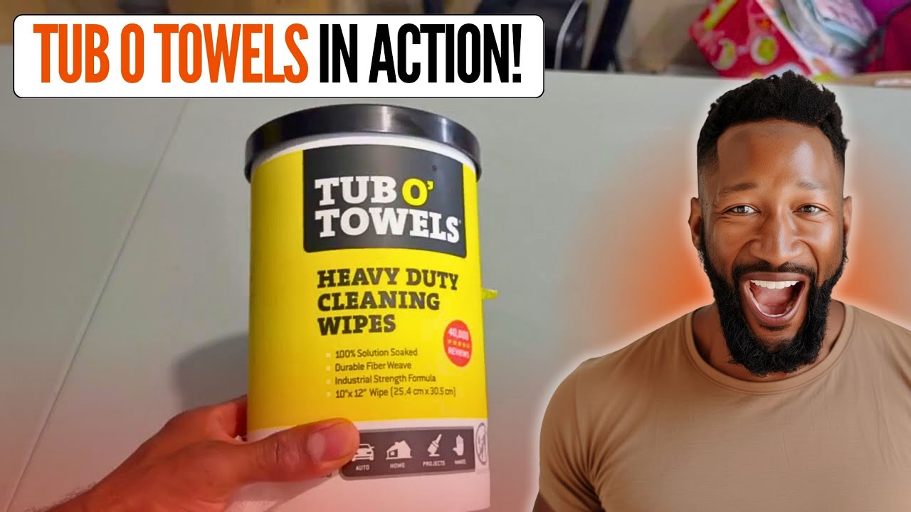 Amazing Tub O Towels Reviews & Demo | Heavy-Duty Cleaning Wipes