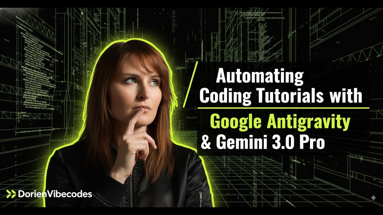 Automating Coding Tutorials with Google Antigravity (new IDE) & Gemini ...