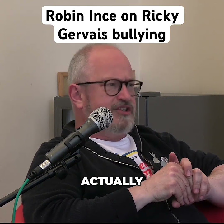 Robin Ince opens up about touring with Ricky Gervais. ‘I look back now