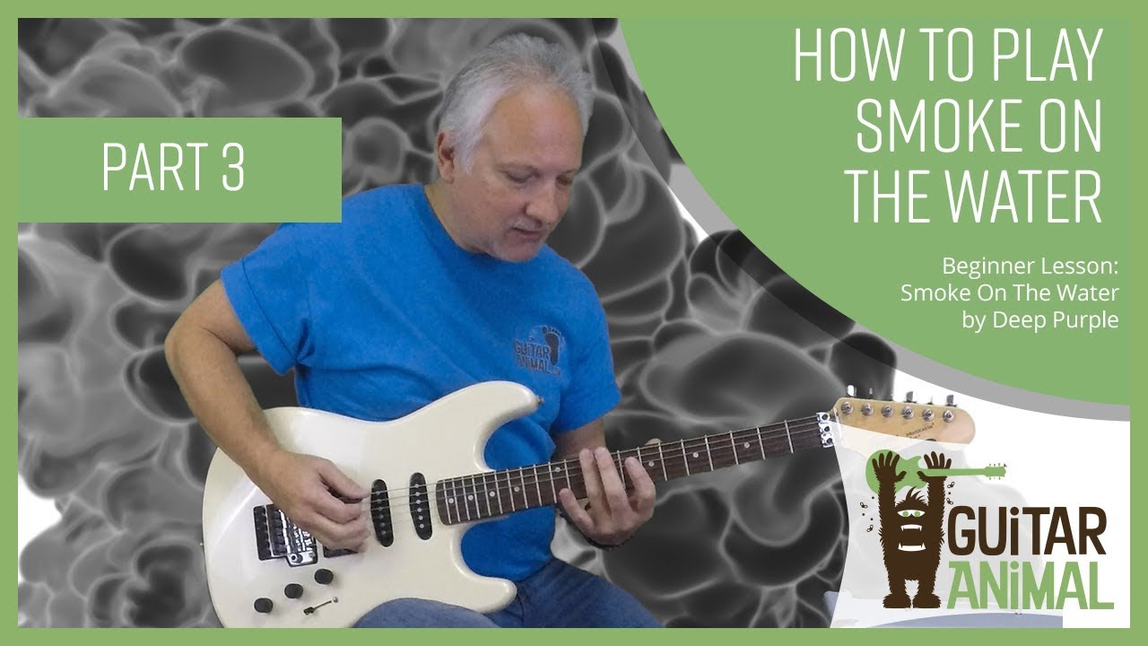 guitar riffs acoustic How to Play Smoke On The Water by Deep Purple - Part 3