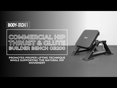Body Iron Commercial Hip Thrust & Glute Builder Bench GB200