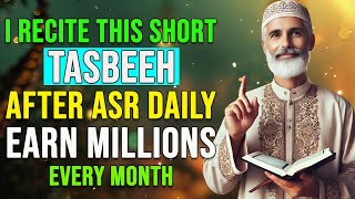 I Recite This Short Tasbeeh After Asr Daily & Earn Millions Every Month