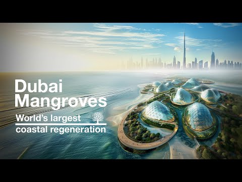 Dubai Mangroves: 72 km of Coastal Regeneration Project.