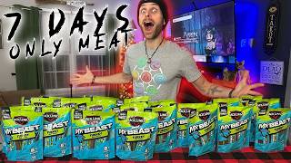 I ONLY Ate MrBeast meat for 7 day