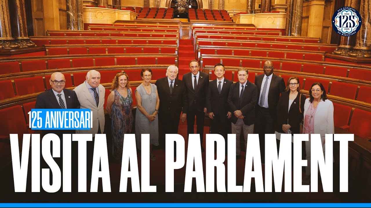 La Comissió Institucional del 125 Aniversari visita el Parlament de Catalunya