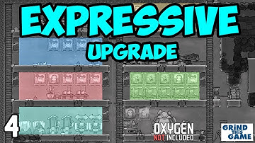EXPRESSIVE UPGRADE - ROCK MAP #4 (Great Hall & Morale) - Oxygen Not Included