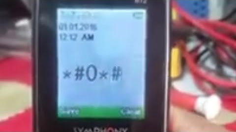 Symphony B 12 hard reset code