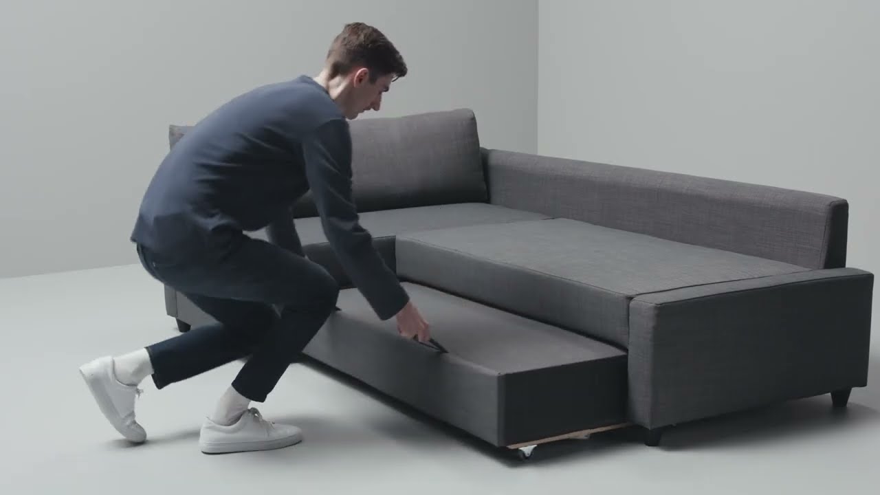 IKEA FRIHETENフリーヘーテン / KLAGSHAMNクラーグスハムン FRIHETEN / KLAGSHAMN sleeper sectional,3 seat w/storage, Faringe