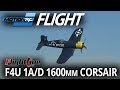 FlightLine 1600mm F4U 1A/D Corsair - Flight Review #2 - Motion RC EU