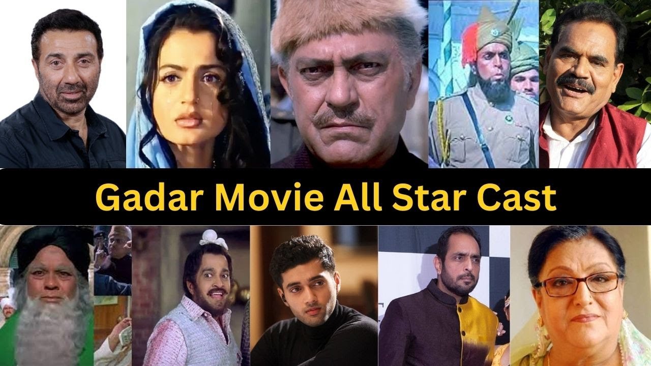 Gadar Ek Prem Katha Movie All Star Cast | Gadar movie cast then vs now | Gadar movie all cast 2001