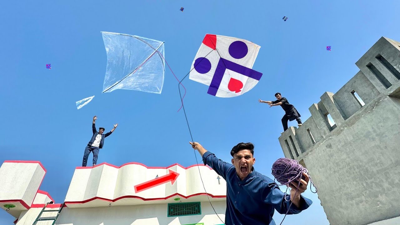 Big Plasticbag Kite Make With Catch Pakistani Kite After Lahore Basant 