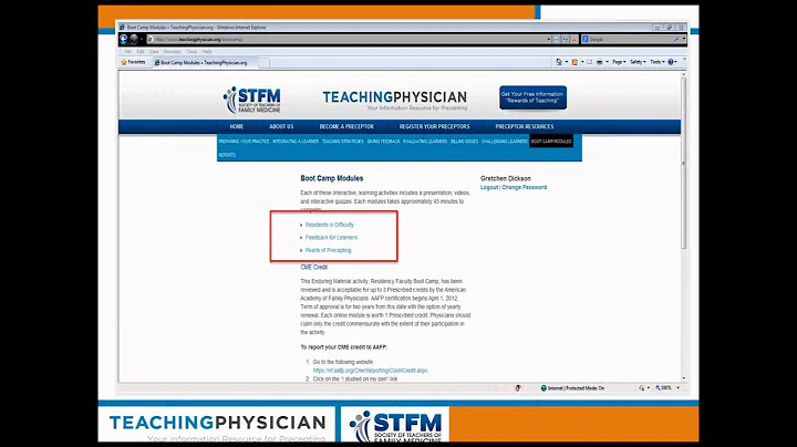 General Introduction to Teaching Physician