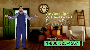 Moving Company 3D Animation Ad Sample