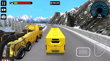 Hill Climb Racing || Bus Driving Simulator || Android Gameplay || Fun For Kids