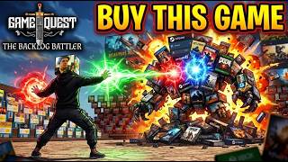 EVERY STEAM GAMER NEEDS THIS GAME - Game Quest: The Backlog Battler