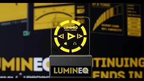 LUMINEQ transparent display ELT15S - yellow and green