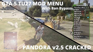 GTA 5 TU27 *Free* Mod Menu Pandora v2.5 - Cracked (RGH/J-Tag)