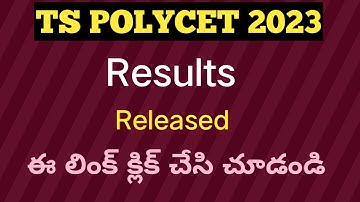 Ts polycet 2023 results|ts polycet results link|how to check ts polycet results|polycet results link