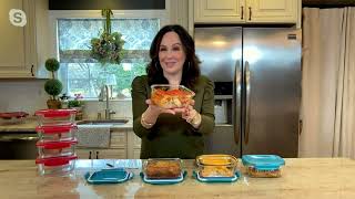 LocknLock Set of 4 3-Cup Glass Rectangles w/ Locking Lids on QVC